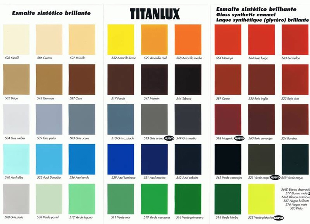 Titanlux Blanco y Colores